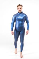 Гидрокостюм Фридайвинг Jaco мужской 1,5мм голый/ультраспан синий