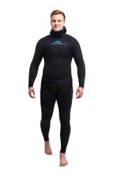 Гидрокостюм Hunter Pro 3мм нейлон/открытая пора черный