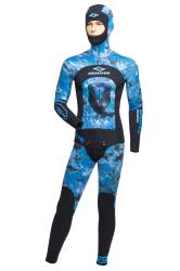 Гидрокостюм Thor Asahi 3мм ультраспан/открытая пора синий